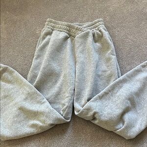 SHEIN Light Gray Kids Joggers